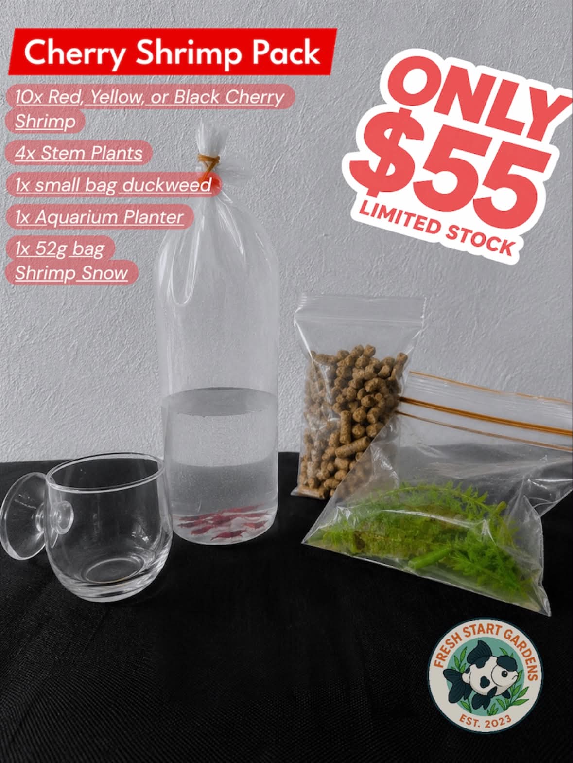 FSG Cherry Shrimp Pack
