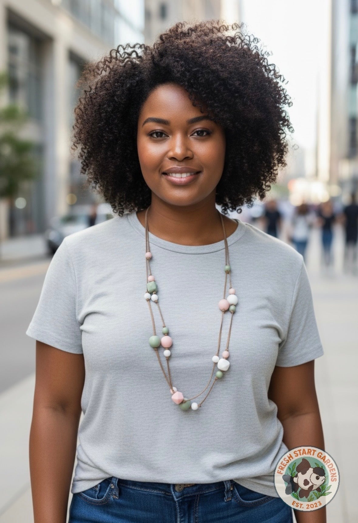 Pastel Double Layer Necklace