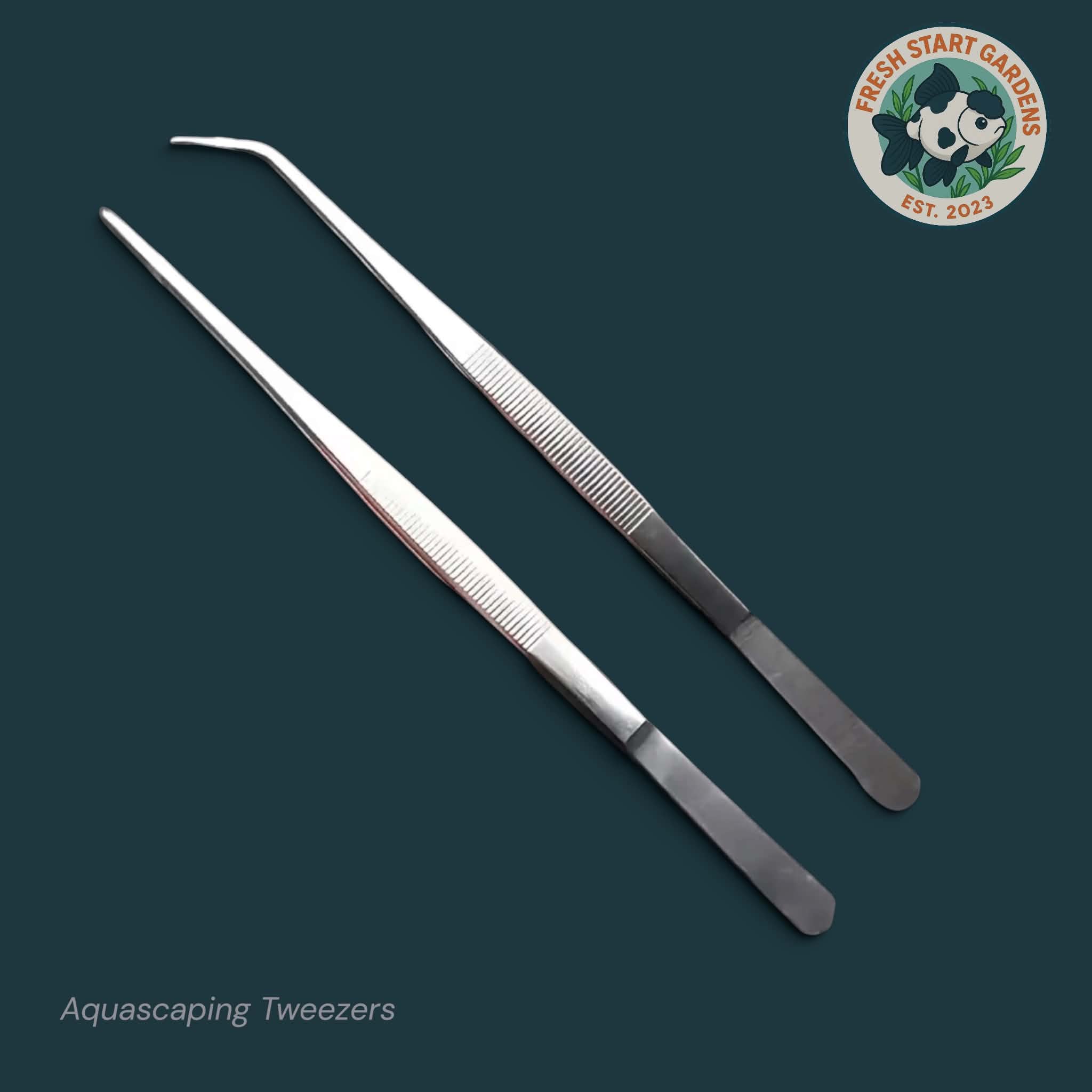 Aquascaping Tweezers - x2 Straight & Curved tip